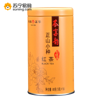 天福茗茶 茶享韵正山红茶 松烟香 武夷红茶 高山原产小叶种红茶80G-M1