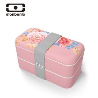 法国（monbento ）饭盒MBO Graphic 上班族饭盒单层学生带盖塑料微波炉ins网红便当盒