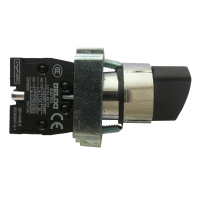 德力西 按钮 按钮,黑 LAY5S-BD 三位自锁 2NO(标准型旋钮)