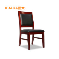 匡大办公椅实木会议椅西皮椅KDXM2