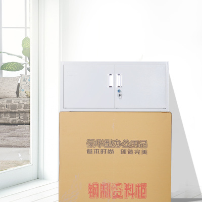 [田珍]办公室铁皮柜 矮柜 加厚 单节文件柜 资料柜小柜子矮柜档案资料柜 带锁员工钢制文 件柜