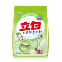 立白 天然酵素皂粉高效去渍双效合一含丹麦酵素 1800g*6袋