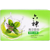 六神 清凉香皂(绿茶+甘草)125g(块)