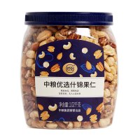时怡 休闲食品 坚果炒货 优选什锦混合果仁(1020g)零食坚果每日坚果