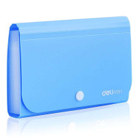 得力deli5561迷你风琴包 /文件包/包中包/小号票据包/旅行收纳包 1个装 A6180*110*25mm