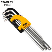 Stanley 史丹利 内六角扳手工具 9件套 公制加长球头扳手套装STMT94158