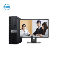 戴尔(DELL)OptiPlex7060SFF商用台式电脑整机(i5-8500 4G 1T)21.5英寸