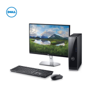 戴尔(DELL) 灵越3470 商用办公台式机电脑迷你主机 主机+21.5英寸SE2218HV