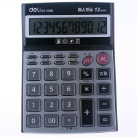 得力(deli)1595 语音计算器 (黑)(台)deli1595