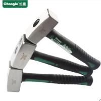 [苏宁云商]长鹿工具石工锤包塑纤维柄高碳钢 1000g 1250g 1500g 大铁锤 1000g