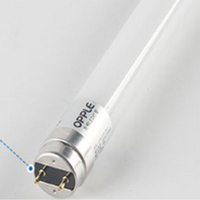 欧普照明(OPPLE)LEDT8灯管1200mm，15W,6500K,玻璃＋铝头，单端接线