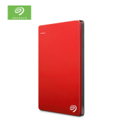 希捷(Seagate)2TB USB3.0移动硬盘 Backup Plus睿品 2.5英寸 时尚金属外壳 轻薄便携中国红