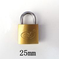 酷客(KUKE)箱柜锁 铜锁 橱柜房门挂锁 25mm 单个装