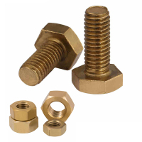 滏瑞 普通螺栓 铜 配螺母 M16,100mm