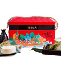 知味观鸿运糕粽子礼盒装 端午节手工咸甜粽子大礼包送礼1954g