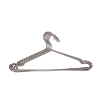 欧润哲 衣架 不锈钢实心30只装经典款 大人晾晒家用收纳晾衣裤架衣撑子干湿两用