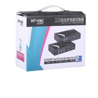 迈拓MT- 271UK-L 2口 自动 USB KVM VGA切换器 高清2进1出 配线