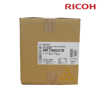 理光(RICOH) MPC8002C黄色碳粉盒 墨盒 墨粉盒 适用理光 MP C6502SP/C8002SP