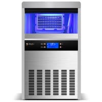 德玛仕(DEMASHI)商用制冰机 方冰全自动大型小型 奶茶店 全自动大型小型饮料可乐冷饮机 冰块机 QS-100D-1