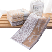 洁丽雅(grace) 纯棉吸水豹纹加厚 毛巾 8108（单位：条）
