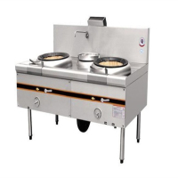 燃气灶双炒单尾炒灶商用1800x950x800mm(单位:台)