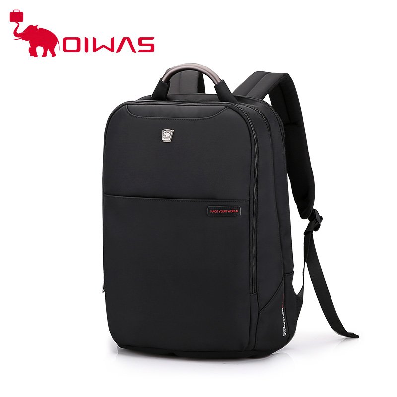 爱华仕双肩包男休闲学生书包旅行背包多功能15.6寸电脑包大容量学生书包女