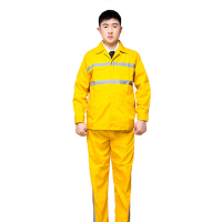 [苏宁自营]劳保工作服 防护装环卫铁路反光条工作服厚款