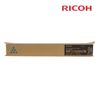 理光(RICOH) MP C2503HC蓝色墨粉盒（9,500张）适用理光MP C2003SP/C2503SP