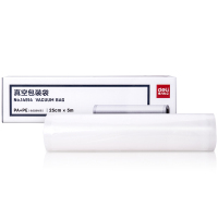得力(deli)14914 真空机包装袋 食物真空保鲜袋 包装袋(本色)(25cm*5m 一卷/盒)