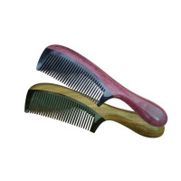 牛大人木芙蓉檀木+黑牛角18.5 (±1) *4.5*1.2cm LTM-HSN18