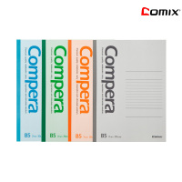 Comix/齐心 Compera无线装订本CGB5507软面抄B5 50页笔记本日记本办公记事本 12本装