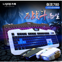 Lapop JT-780 游戏键鼠套装 三色背光DPI三档调节 力拓