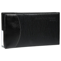 齐心(Comix) A1610 大容量商务名片册 二段四格240枚 黑色