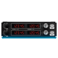 罗技（G）Flight Radio Panel 专用驾驶舱模拟无线电控制器 飞行模拟 赛钛客 无线电导航面板