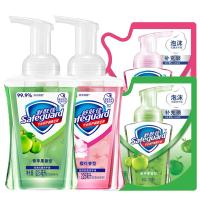舒肤佳泡沫洗手液套装 樱花225ml+青苹果225ml 送樱花200ml+青苹果200ml装 (健康抑菌, 长效保