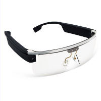 智能眼镜户外运动摄像眼镜 谷歌智能眼镜手机网络直播 语音导航 录像眼镜 透明色