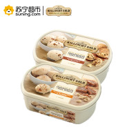柯林高德Killinchy Gold新西兰原装进口核桃(620g)&腰果咸太妃(650g)口味冰淇淋各一盒