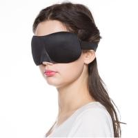 3M 3D眼罩 睡眠遮光轻薄透气 男女午休旅行睡觉护眼罩黑色