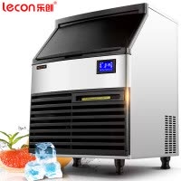 乐创 商用制冰机方块冰块机自动奶茶店酒吧KTV 120KG制冰机6*18格