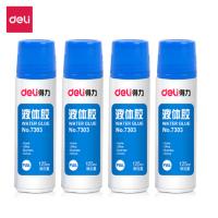 得力(deli) 33097 高粘度通用型液体胶水 125ML/支 6支装