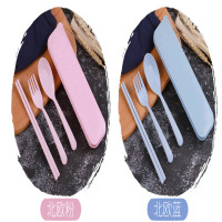 小麦餐具三件套 XH B2B商品 常规款 100份起订