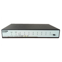 友讯(DLINK) 8口百兆 POE交换机 铁盒 DES-1009P+ (单 位个)