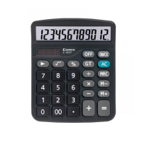齐心(Comix) C-837 经典办公计算器 黑色 一台装