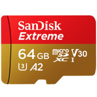 闪迪(SanDisk)TF卡至尊高速/移动MicroSDXC UHS-IA2 64GB 读速160MB/s 写速60MB