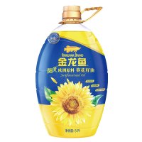 金龙鱼阳光葵花籽油5L/桶 阳光新选择炒菜烹饪植物油