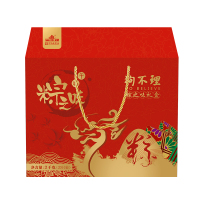 狗不理粽之味2000g粽子礼盒嘉兴肉粽子特产甜粽红枣豆沙(20只)