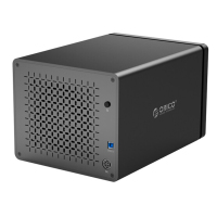 奥睿科(ORICO)3.5英寸USB3.0硬盘柜 SATA3.0串口外置硬盘盒台式机硬盘存储柜 五盘位磁吸式NS500U
