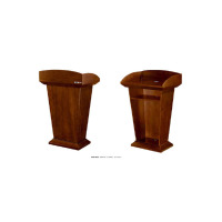 思进 实木皮 胡桃色 封闭漆 演讲台 750W*560D*1150H Y02H(单位:张)