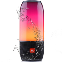 JBL Pulse3 音乐脉动3代三代 典雅黑 炫彩无线蓝牙音箱 音响 低音炮 便携迷你车载户外音响 防水音箱