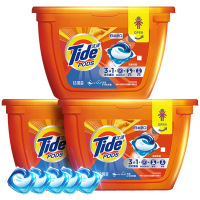 汰渍 Tide日本进口 3合1洗衣凝珠(洁雅茉莉)18颗X3 洗衣球 非洗衣液